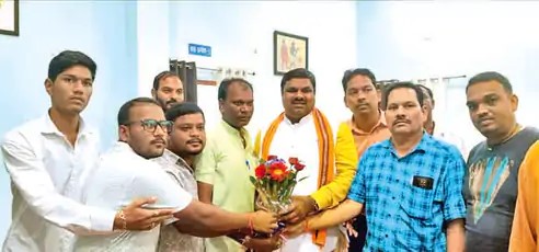 सरायपाली में मंत्री गजेन्द्र यादव का हुआ भव्य स्वागत यादव समाज ने किया अभिनंदन gajendra yadav