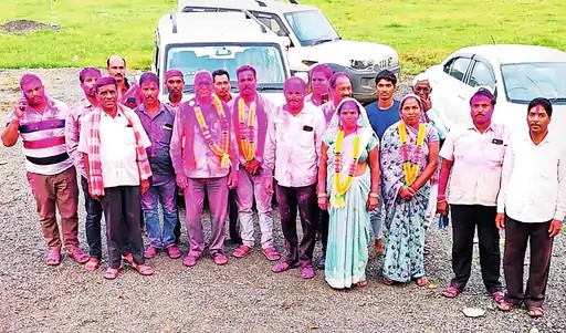 बसना साहू समाज मंडल परिक्षेत्र सांकरा के चुनाव में कुंजराम साहू बने अध्यक्ष kunj ram sirko