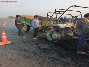 Tractor firing image 2