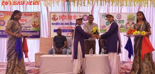 बसना: एनएसएस का ग्राम बेंदारी में ऐतिहासिक एवं प्रेरणादायी कार्यक्रम सम्पन्न एनएसएस 2222