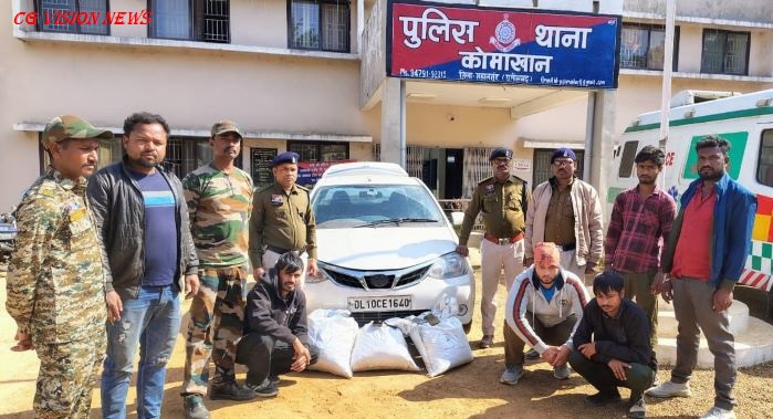 महासमुंद: गांजा तस्करी का खुलासा, 30 किलो गांजा के साथ 3 अंतर्राज्यीय तस्कर गिरफ्तार गांजा Khomakhan 11