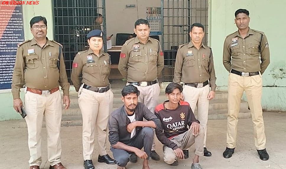 महासमुंद: आर्म्स एक्ट के तहत कार्रवाई,धारदार चाकू लहराकर दहशत फैलाने वाले 2 आरोपी गिरफ्तार। आर्म्स chor