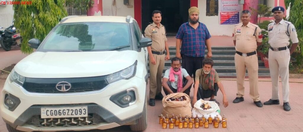 अंग्रेजी शराब जब्त