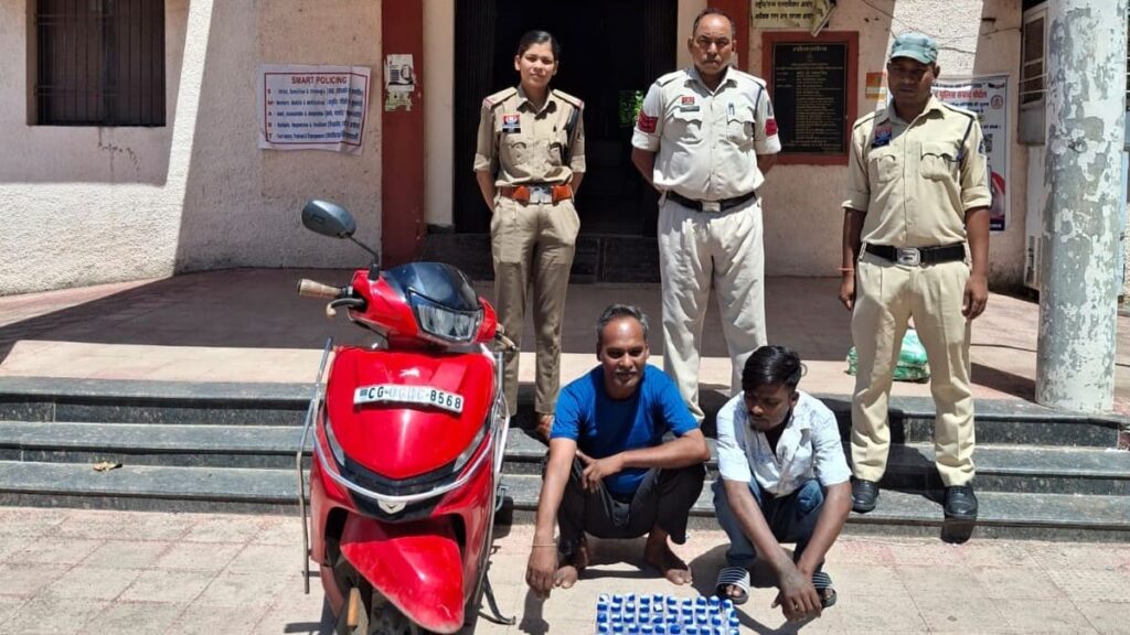 अवैध शराब जब्त