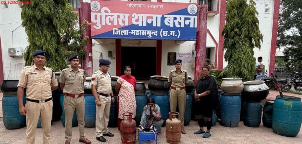 अवैध महुआ शराब जब्त