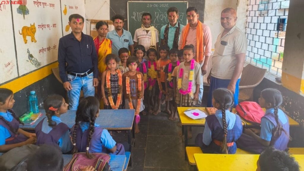 पिरदा: प्राथमिक शाला देवलगढ़ में धूमधाम से मनाया गया शाला प्रवेशोत्सव, नवप्रवेशी बच्चों का हुआ स्वागत। देवलगढ़ प्राथमिक शाला