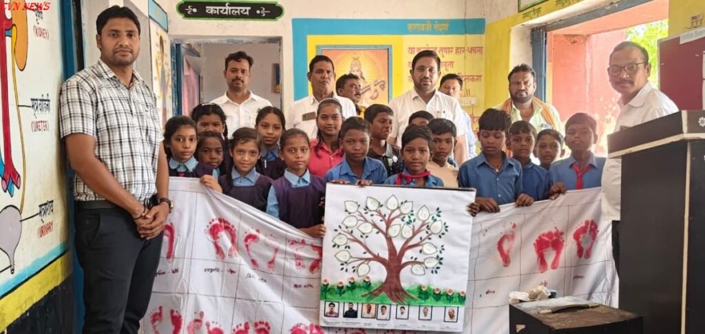 सरायपाली: रिमजी स्कूल में नवाचारी गतिविधियों के साथ मनाया गया प्रवेश उत्सव। रिमजी स्कूल प्रवेश उत्सव