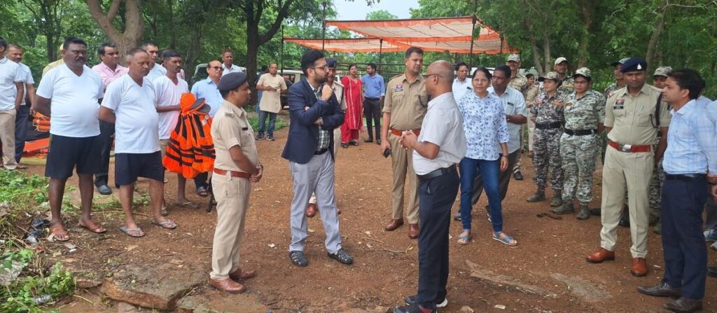 कोडार डेम में बाढ़ मॉक ड्रिल