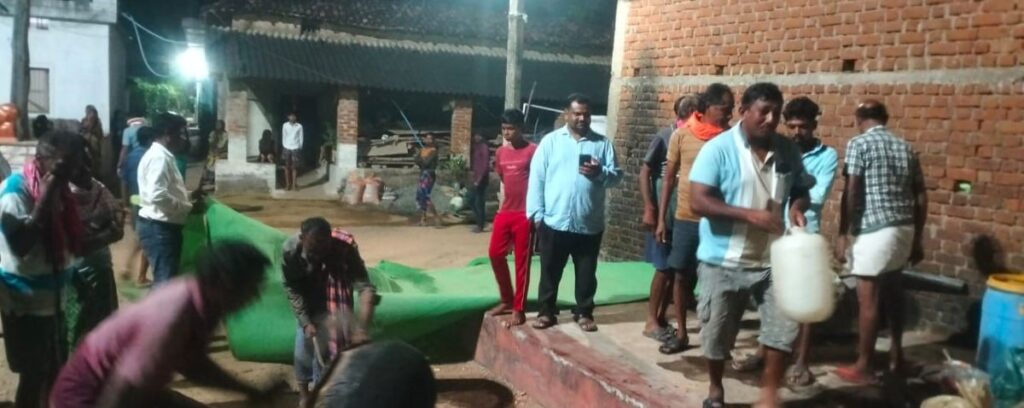 जमड़ी गांव में अवैध महुआ शराब